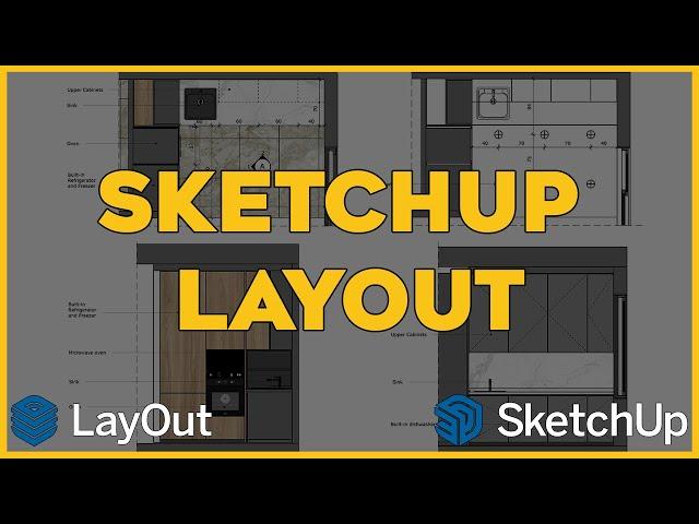 SketchUp Layout. Creating Interior Documentation for Beginners. Floor Plans, Sections. Live Webinar