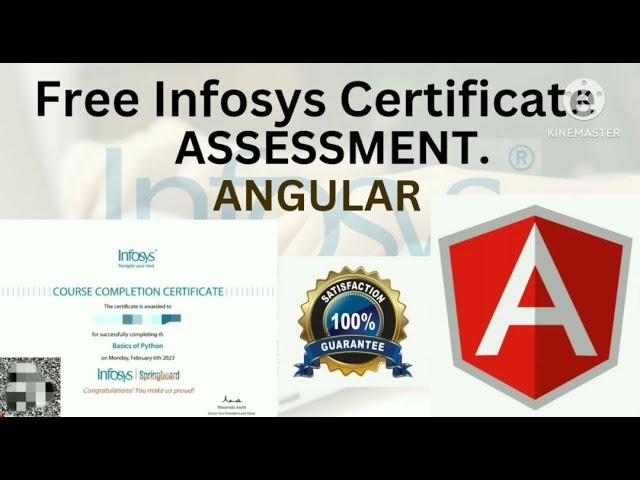 Angular Assessment Solution of  'Infosys Springboard' (with % accuracy); Free Infosys Certificate.