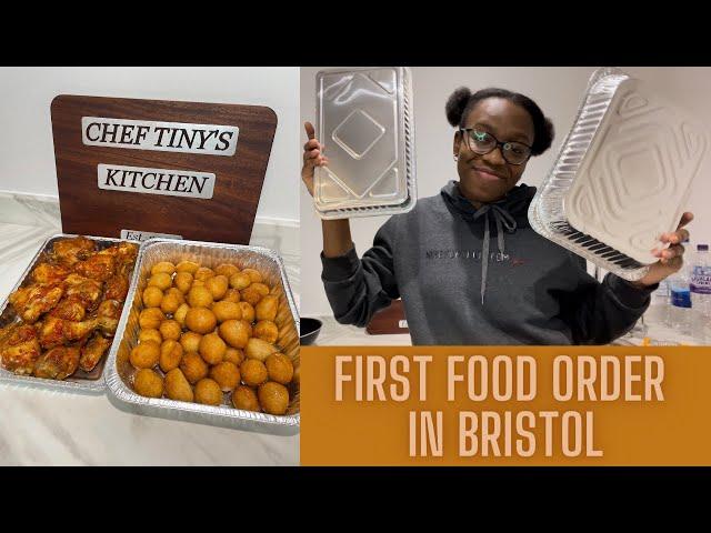 MY FIRST FOOD ORDER IN THE UK | NIGERIAN FOOD IN BRISTOL UNITED KINGDOM | #VLOG 23 #ukvlog