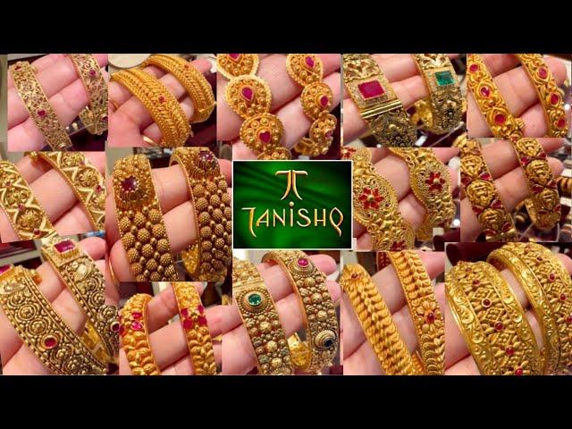 Tanishq Latest 22k Bridal Bangle Designs with price/Antique Bangles/Gold bangles/ Bangalore/Deeya