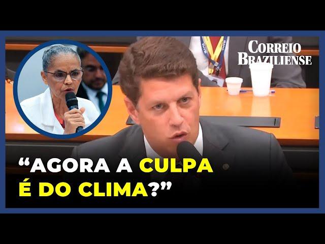 RICARDO SALLES QUESTIONA MARINA SILVA SOBRE QUEIMADAS: 'AGORA A CULPA É DO CLIMA?'