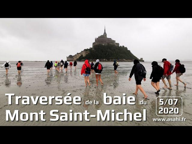 Traversée de la baie du Mont Saint-Michel, aller-retour, 15km (5 juillet 2020)