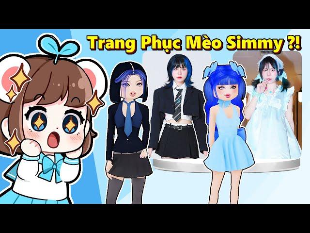 Mình Dùng Ảnh Mặt Thật "Mèo Simmy" Để THIẾT KẾ THỜI TRANG Trong Game Roblox