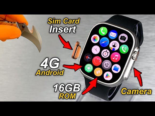 4G Android SmartWatch With Camera & SimCard Insert️DT ULTRA 3 4G, 2GB RAM + 16GB ROM - First Look!