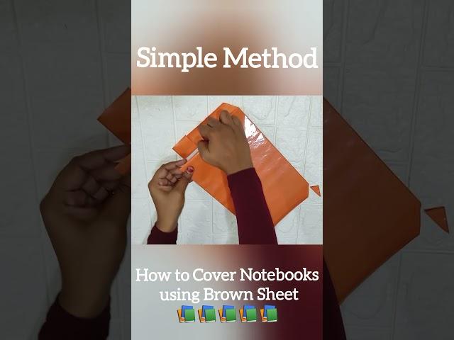 How to cover school Notebooks #shorts #notebookcover #youtubeshorts #viral #kidsvideo  #notebook