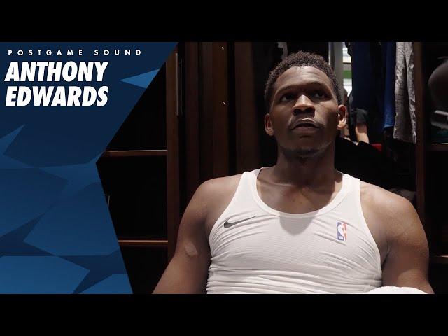 “They Made Some Tough Shots.” | Anthony Edwards Postgame Sound | 10.29.24