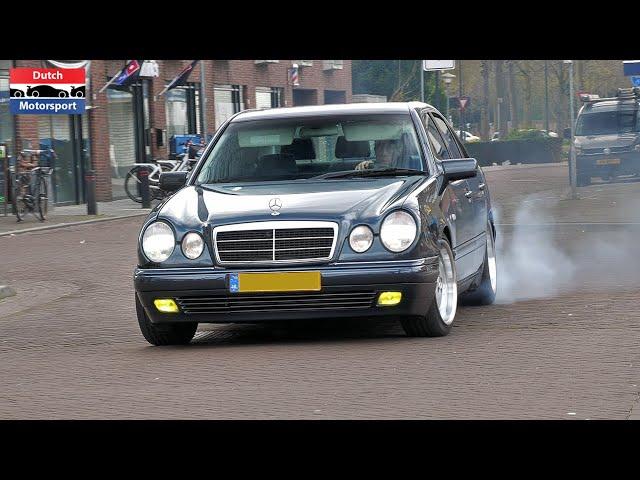 500Nm Mercedes E300 with Holset HX35Y Turbo - Burnout & Accelerations!