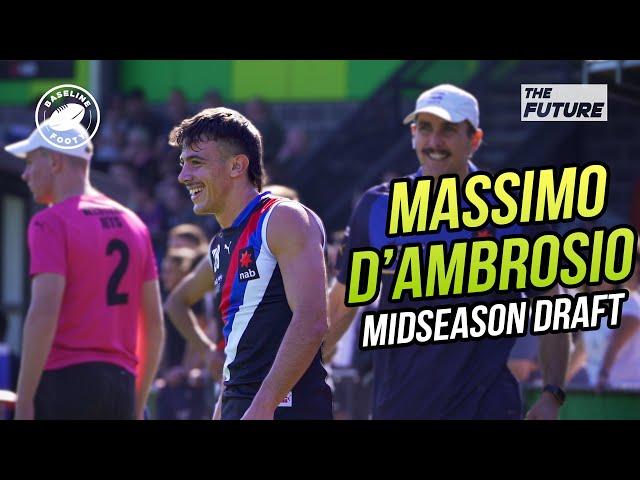 The BEST kick in the Midseason Draft?? - Massimo D'Ambrosio 2022 Highlights (Pick 3 Essendon FC)