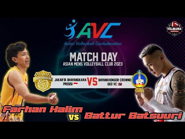 Adu Spike_Farhan Halim vs Battur Batsuuri | BHAYANGKARA PRESISI vs BAYANKHONGOR