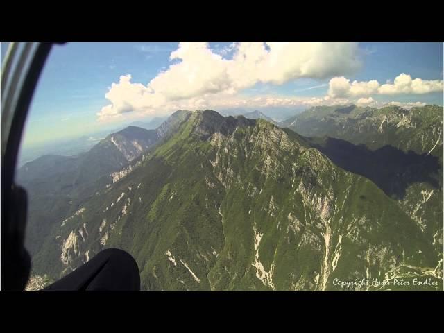 Hans-Peter Endler - Gleitschirmfliegen - Slovenien Teil 2 120Km Flug (Stoll-Gemona-Koballa-Stoll