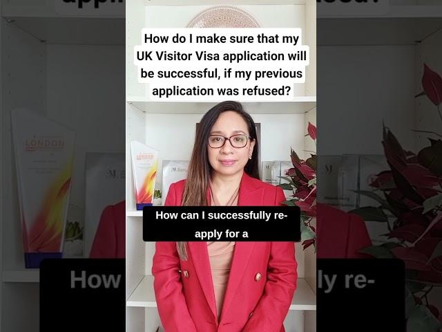 How do you re-apply for a Visitor visa if your previous application was refused?