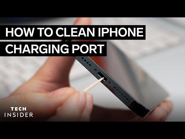 How To Clean iPhone Charging Port (2022)