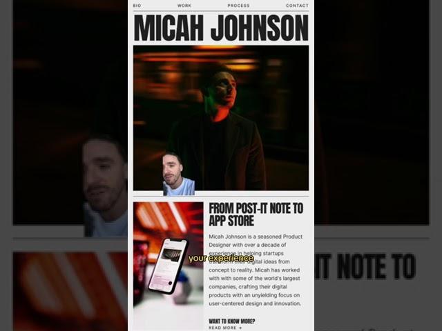 This is The EASIEST Web Layout for Design Portfolios