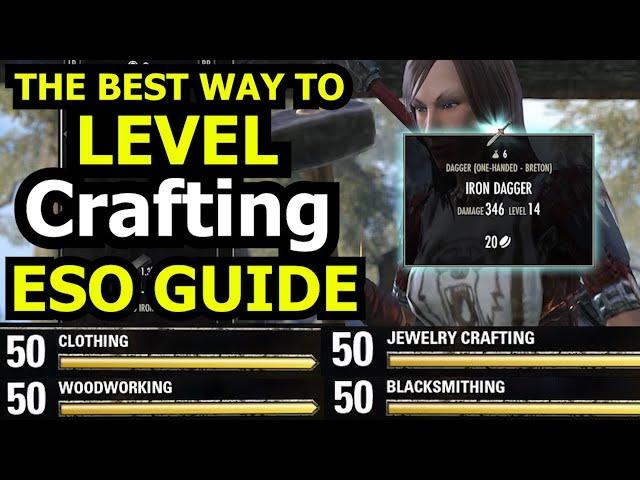 The Best Way to Level Your Crafting in 2024 - Crafting in ESO