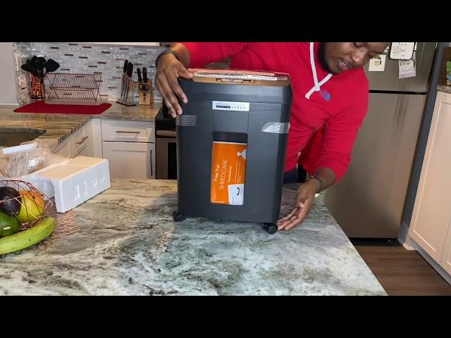 Embassy 9-Sheet Micro-Cut Shredder with 90 Sheet Auto Feed