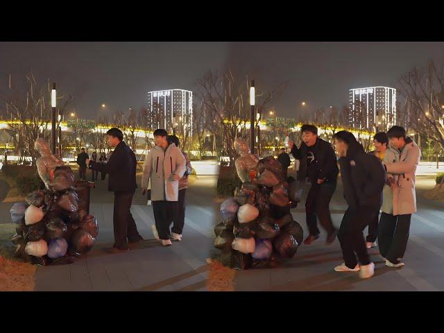 Teddy Bear Prank&Dummy prank丨They laughed so much that they couldn't stand up