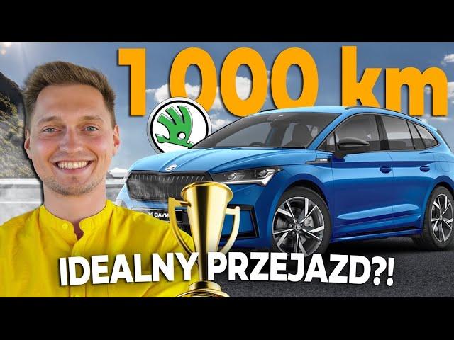 Przejechałem 1000 km SKODĄ ENYAQ 85x ️ NIE SPODZIEWAŁEM SIĘ TAKIEGO WYNIKU...