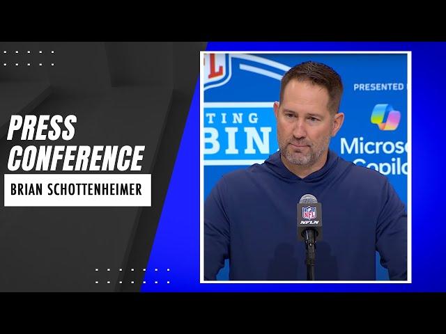 Brian Schottenheimer NFL Combine Press Conference | Dallas Cowboys 2025