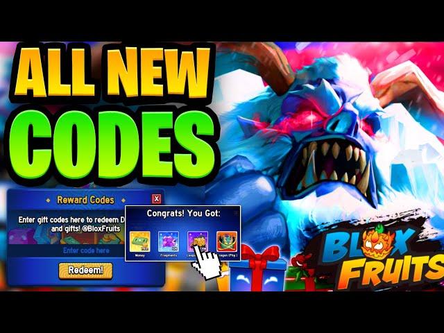 NEW ALL WORKING UPDATE CODES IN BLOX FRUITS 2024! | BLOX FRUITS UPDATE 25 CHRISTMAS CODES