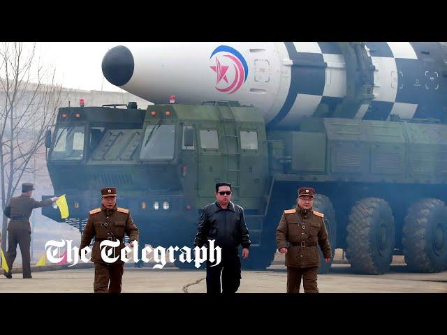 North Korea tests its 'largest intercontinental ballistic missile test ever'