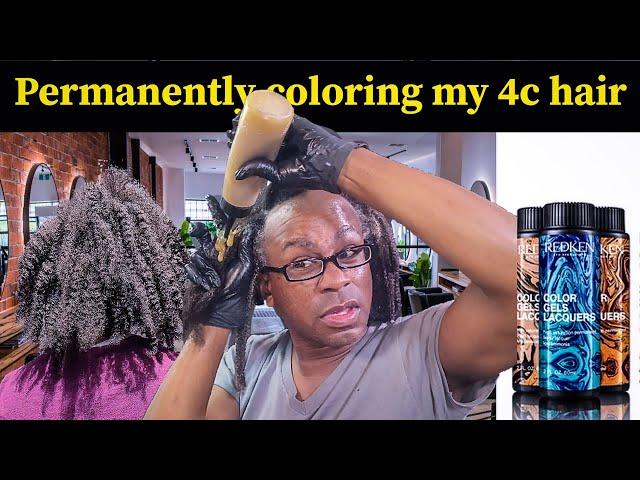 Permanently coloring my 4c hair