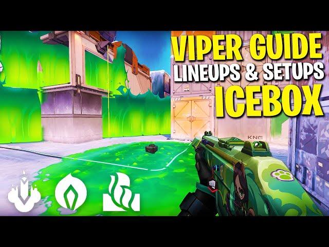 NEW ICEBOX VIPER GUIDE! Secret Viper Lineups and Setups (Valorant)