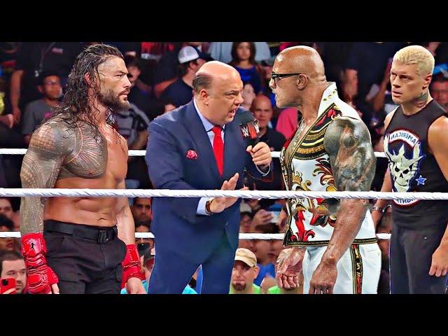 WWE 8 October 2024 Roman Reigns VS. The Rock VS. Cody Rhodes VS. Paul Heyman VS. All Smackdown