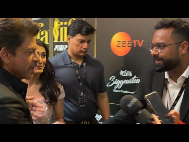 I SHOOK HANDS WITH SRK !!! IIFA Awards 2024 Green Carpet Hosting in Abu Dhabi 