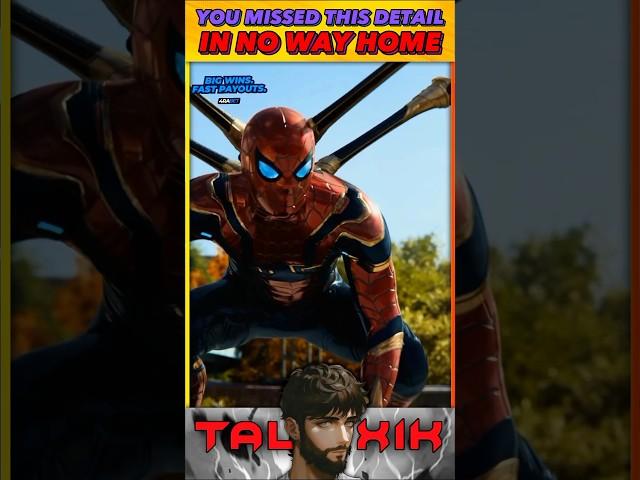 You Missed this Unnoticeable detail in Spider-man NO WAY HOME #shorts #viral #spiderman