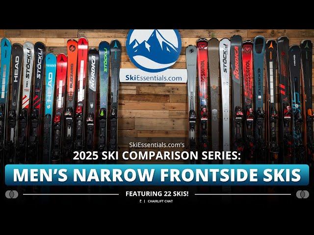 2025 Men's 65 to 75 mm Narrow Frontside Ski Comparison with SkiEssentials.com