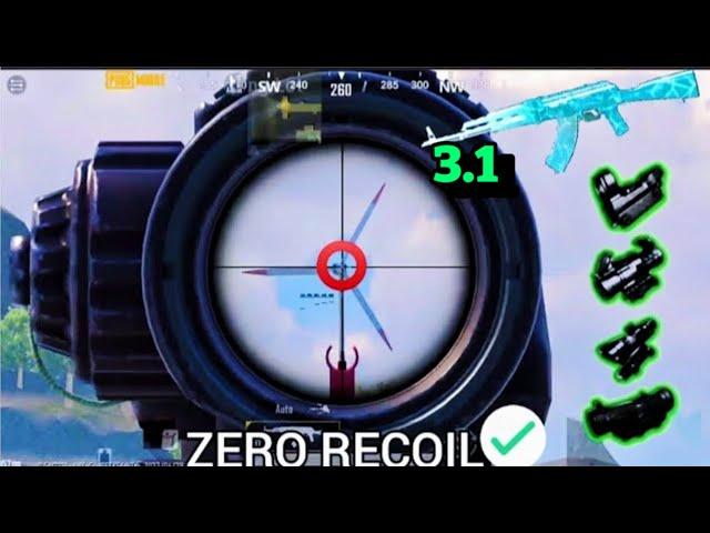 AKM New Zero Recoil sensitivity  After Update AKM zero Recoil Gyroscope |