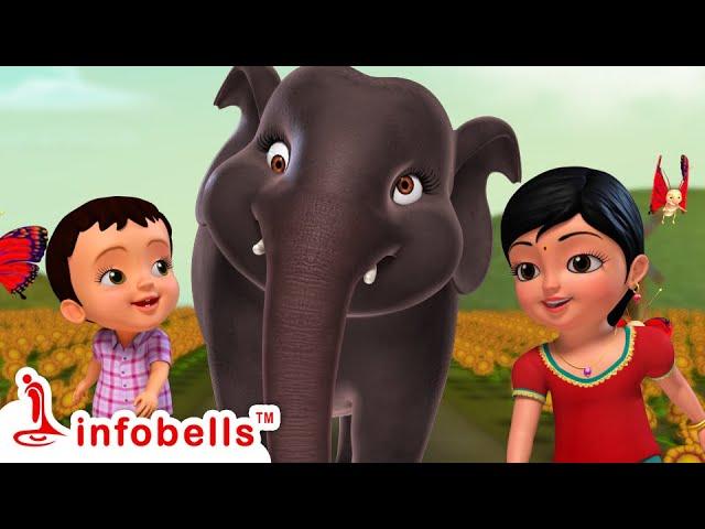 Aane Banthondhanae Haadu | Kannada Rhymes & Baby Songs | Infobells