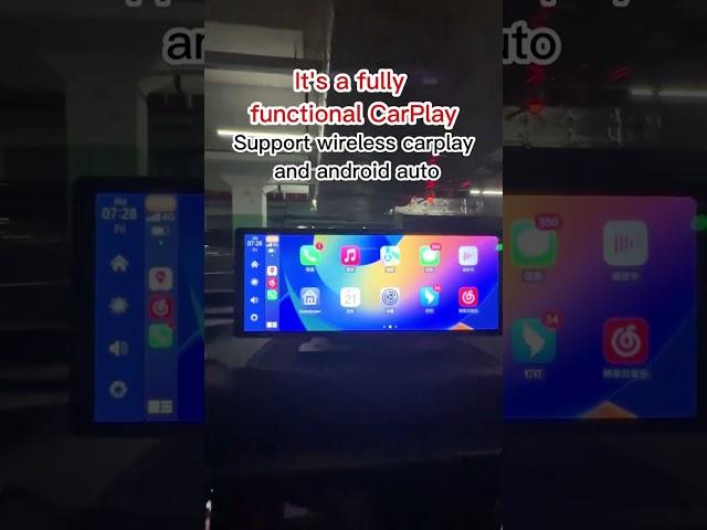 OTTOCAST Portable Apple CarPlay & Android Auto Car Display Screen