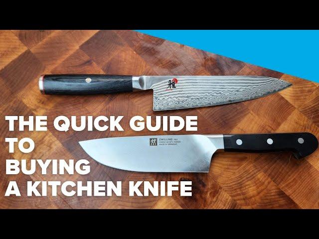 A quick guide on how to choose a kitchen knife