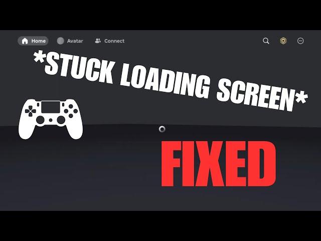 HOW TO FIX ROBLOX LOADING SCREEN PS4/PS5