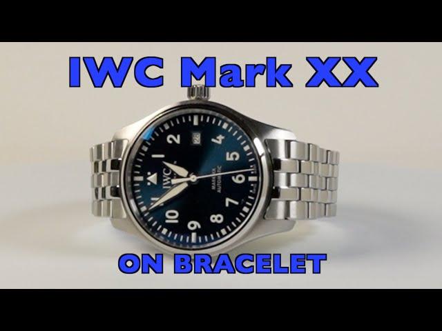 IWC Mark XX on Bracelet Review & How to size with update from original review