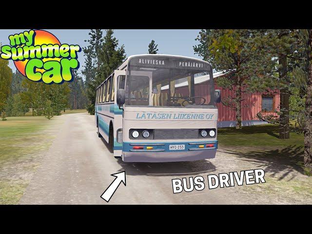 BUS DRIVER | NEW JOB | My Summer Car | 