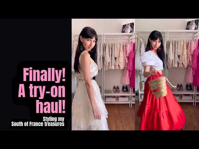 How to style a linen skirt and my other South of France treasures - try on haul