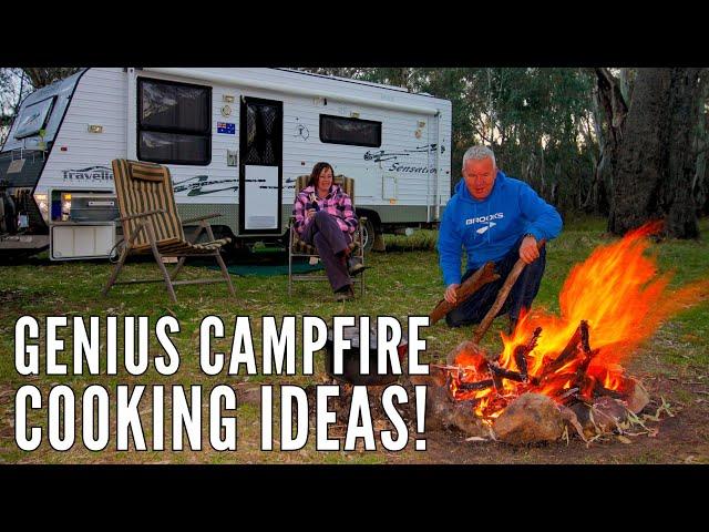 GENIUS Campfire Cooking Ideas! | DIY BBQ Grill