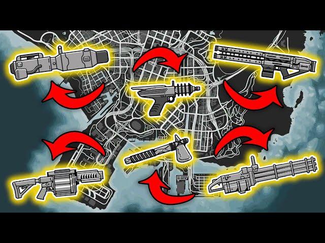 GTA 5 - All Secret and Rare Weapon Locations (Rail Gun, Up-n Atomizer & more)