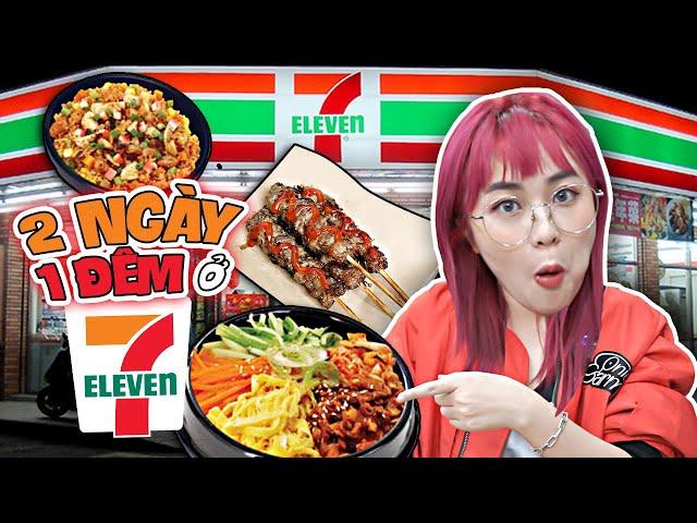 500k ăn sập cửa hàng tiện lợi 7-Eleven. Misthy phát hiện món ăn siêu đỉnh?! FOOD CHALLENGE