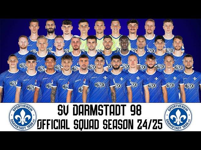 SV Darmstadt 98's OFFICIAL New Squad Reveal for 2024-2025