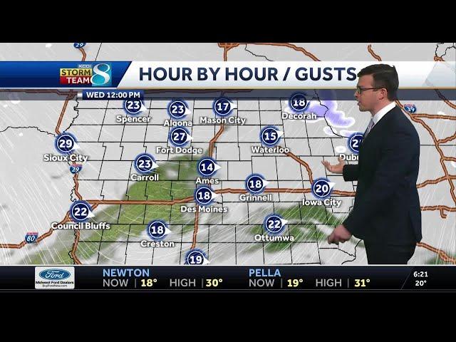 Iowa weather: Light snow returns