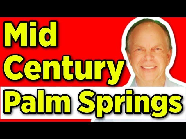Palm Springs Mid Century Modern Homes - Best Mid Century Modern Palm Springs Neighborhoods