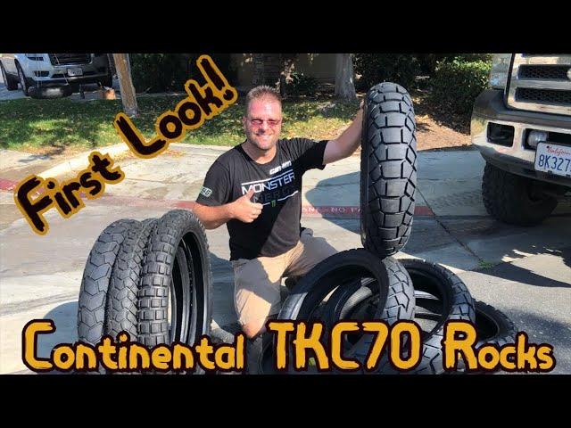 First Look!  The TKC70 Rocks Adventure Tire from Continental - 70% Street | 30% Dirt