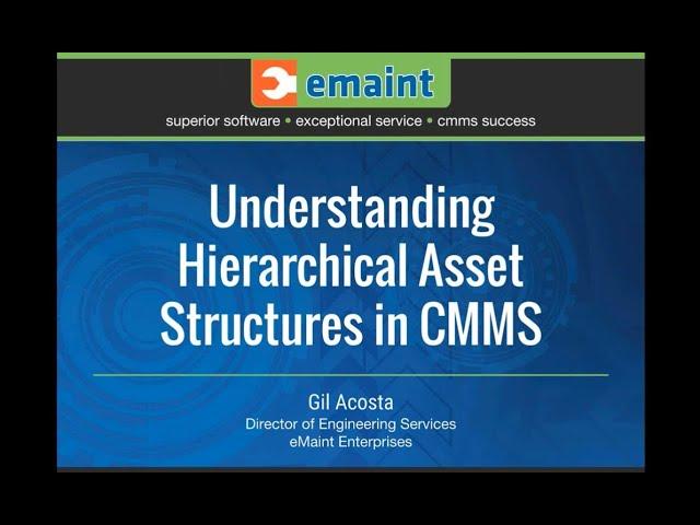 Best Practices Webinar: Understanding Hierarchical Structures in CMMS