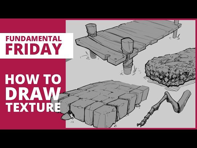 LEARN TO DRAW TEXTURE AND MATERIALS