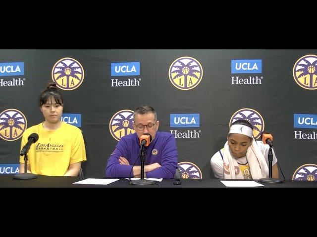 LA Sparks Basketball | Postgame Press Conference 9.17.24