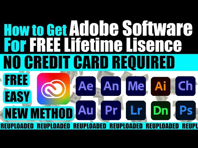 How to Get Adobe Creative Cloud All Apps for FREE Lifetime License | No Credit Card Required