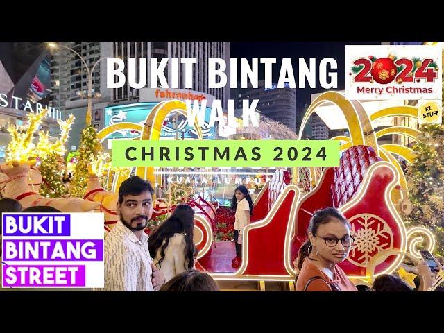 Bukit Bintang Walk (Christmas Season), Kuala Lumpur (Dec 2024)